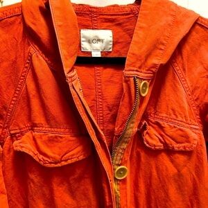 Loft terracotta utility jacket women small
